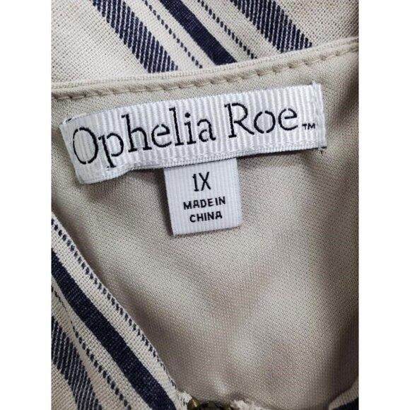 Ophelia Roe 1X Cream & Grey Jumper - Picture 4 of 4